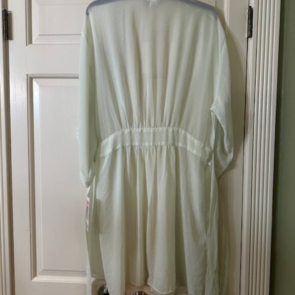 Sheer Pastel Green Robe - Picture 2 of 2